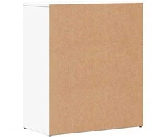 Šoninės spintelės, 2vnt., baltos, 60x31x70cm, apdirbta mediena