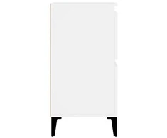 Šoninės spintelės, 2vnt., baltos, 60x35x70cm, apdirbta mediena