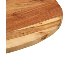 Šoninis staliukas, 60x(42–62)cm, akacijos masyvas ir ketus