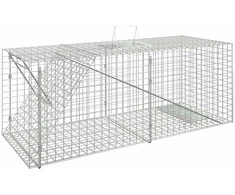 Spąstai gyvūnams, 64,5x25x26,5cm, galvanizuota geležis
