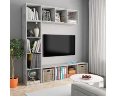 Spint. knygoms/telev. rink., 3d., bet. pilk. sp., 180x30x180cm