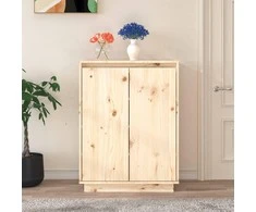 Spintelė batams, 60x35x80cm, pušies medienos masyvas