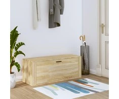 Spintelė batams, ąžuolo spalvos, 100x35x38cm, apdirbta mediena