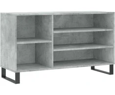 Spintelė batams, betono pilka, 102x36x60cm, apdirbta mediena