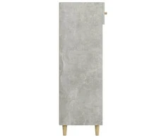 Spintelė batams, betono pilka, 60x35x105cm, apdirbta mediena