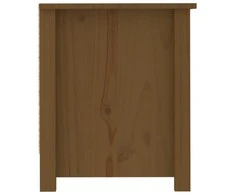 Spintelė batams, medaus ruda, 110x38x45,5cm, pušies masyvas