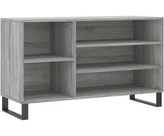 Spintelė batams, pilka ąžuolo, 102x36x60cm, apdirbta mediena