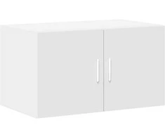 Spintelė daiktams, balta, 70x42,5x225cm, apdirbta mediena