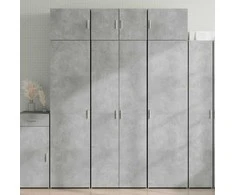Spintelė daiktams, betono, 70x42,5x225cm, apdirbta mediena