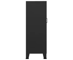 Sandėliavimo spintelė, juoda, 70x40x115cm, metalas, pramoninė