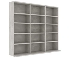 Spintelė kompaktiniams diskams, betono, 102x23x89,5cm, mediena