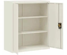 Spintelė dokumentams, baltos spalvos, 90x40x145cm, plienas