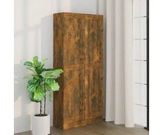 Spintelė knygoms, dūminio ąžuolo, 82,5x30,5x185,5cm, mediena
