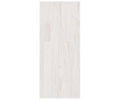 Spintelė knygoms/kambario pertvara, balta, 100x30x71,5cm, pušis