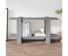 Spintelė knygoms, pilka, 100x30x51cm, apdirbta mediena