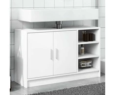 Spintelė praustuvui, balta, 90x29x55cm, apdirbta mediena