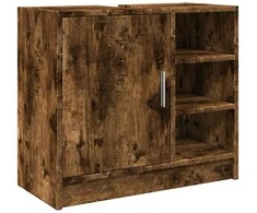 Spintelė praustuvui, dūminio ąžuolo, 63x29x55cm, mediena