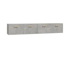 Spintelės, 2vnt., betono pilkos, 100x36,5x35cm, mediena