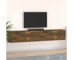 Spintelės, 2vnt., dūminio ąžuolo, 100x36,5x35cm, mediena