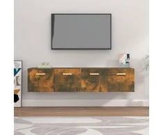 Spintelės, 2vnt., dūminio ąžuolo, 80x35x36,5cm, mediena