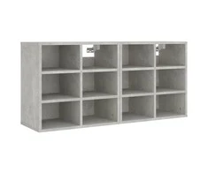 Spintelės batams, 2vnt., betono pilkos spalvos, 52,5x30x50cm