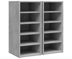 Spintelės batams, 2vnt., betono, 31,5x35x70cm, apdirbta mediena