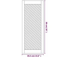 Spintelės durelės, 2vnt., 39,5x99cm, pušis, grotelių dizaino