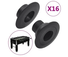Stalo futbolo guoliai 15,9/16mm strypams, 16vnt.