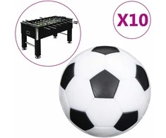 Stalo futbolo kamuoliukai, 10vnt., 32mm, ABS