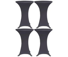 Staltiesės, 4vnt., antracito sp., 60 cm, įtempiamos (2x131428)