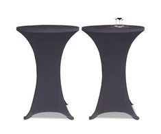 Staltiesės, 4vnt., antracito sp., 80 cm, įtempiamos (2x131430)