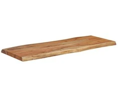 Stalviršis, 100x40x2,5cm, akacijos masyvas, su gyvu kraštu