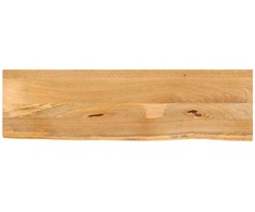 Stalviršis, 100x40x2,5cm, mango masyvas, su gyvu kraštu