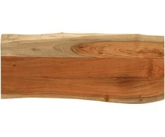 Stalviršis, 100x40x3,8cm, akacijos masyvas, su gyvu kraštu