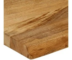Stalviršis, 100x40x3,8cm, mango masyvas, su gyvu kraštu