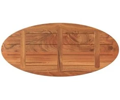 Stalviršis, 100x50x2,5cm, akacijos masyvas, ovalo formos