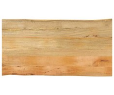 Stalviršis, 100x60x2,5cm, mango masyvas, su gyvu kraštu