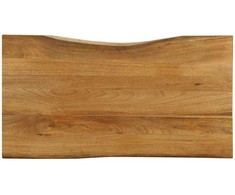 Stalviršis, 100x60x2,5cm, mango masyvas, su gyvu kraštu