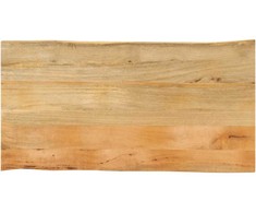Stalviršis, 100x60x3,8cm, mango masyvas, su gyvu kraštu