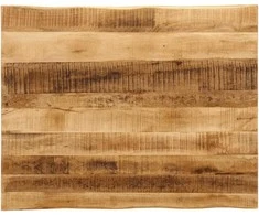 Stalviršis, 100x80x2,5cm, mango masyvas, su gyvu kraštu