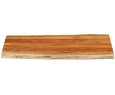 Stalviršis, 110x60x2,5cm, akacijos masyvas, su gyvu kraštu