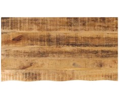 Stalviršis, 110x60x2,5cm, mango masyvas, su gyvu kraštu