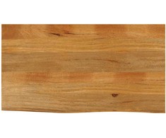 Stalviršis, 110x60x3,8cm, mango masyvas, su gyvu kraštu