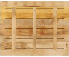 Stalviršis, 110x80x2,5cm, mango medienos masyvas, stačiakampis