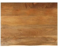 Stalviršis, 110x80x3,8cm, mango masyvas, su gyvu kraštu