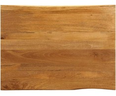 Stalviršis, 110x80x3,8cm, mango masyvas, su gyvu kraštu