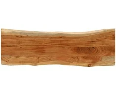Stalviršis, 120x40x3,8cm, akacijos masyvas, su gyvu kraštu