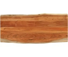 Stalviršis, 140x60x2,5cm, akacijos masyvas, su gyvu kraštu