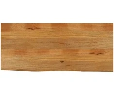 Stalviršis, 140x60x2,5cm, mango masyvas, su gyvu kraštu