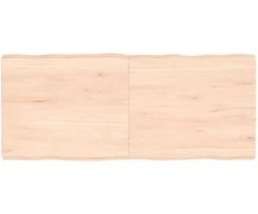 Stalviršis, 140x60x(2-6) cm, medienos masyvas, su gyvu kraštu